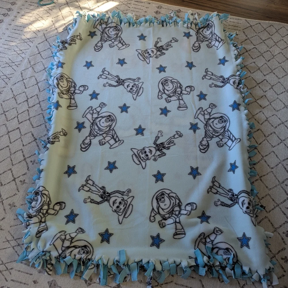 Like New Fleece Toy story blanket 54x40